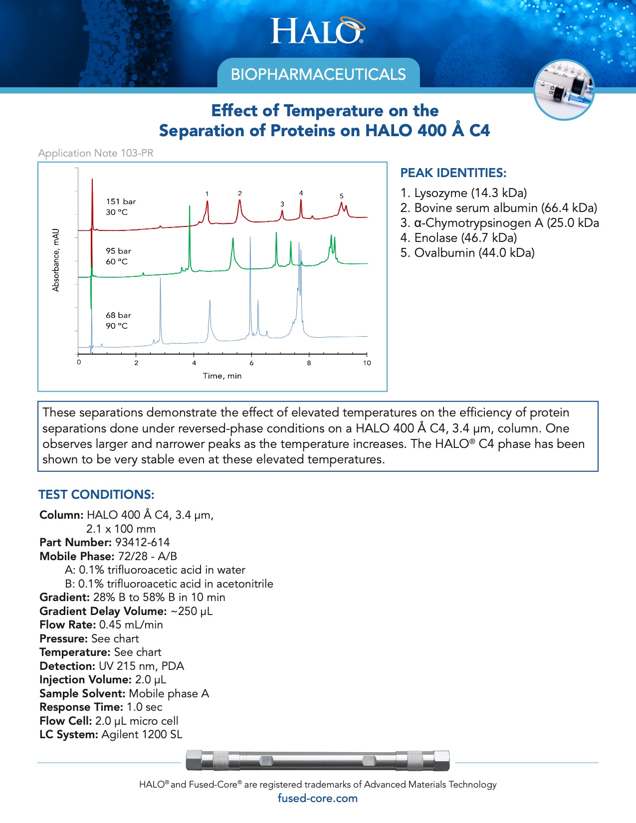 Effect Of Temperature On Protein Separations