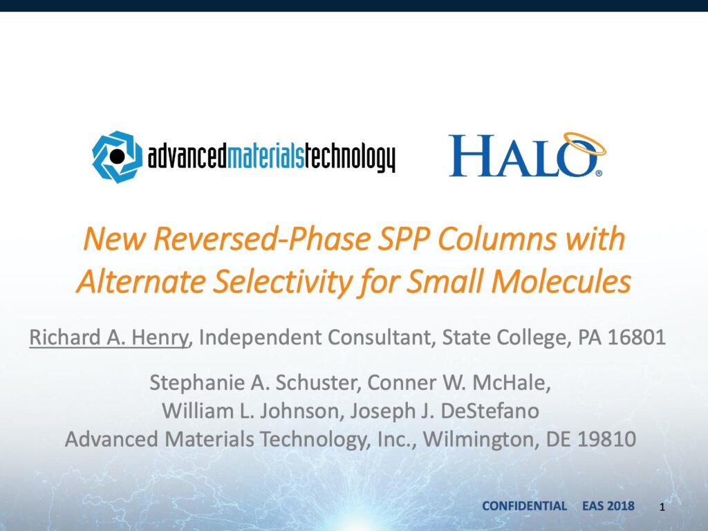 new reversed phase spp columns