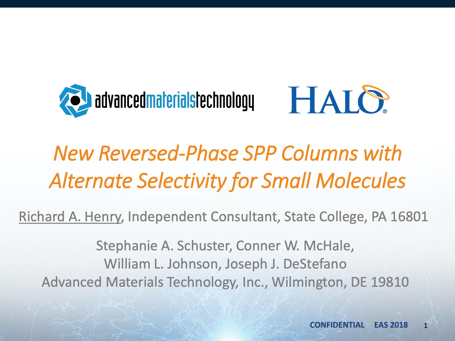 New Reversed Phase Spp Columns