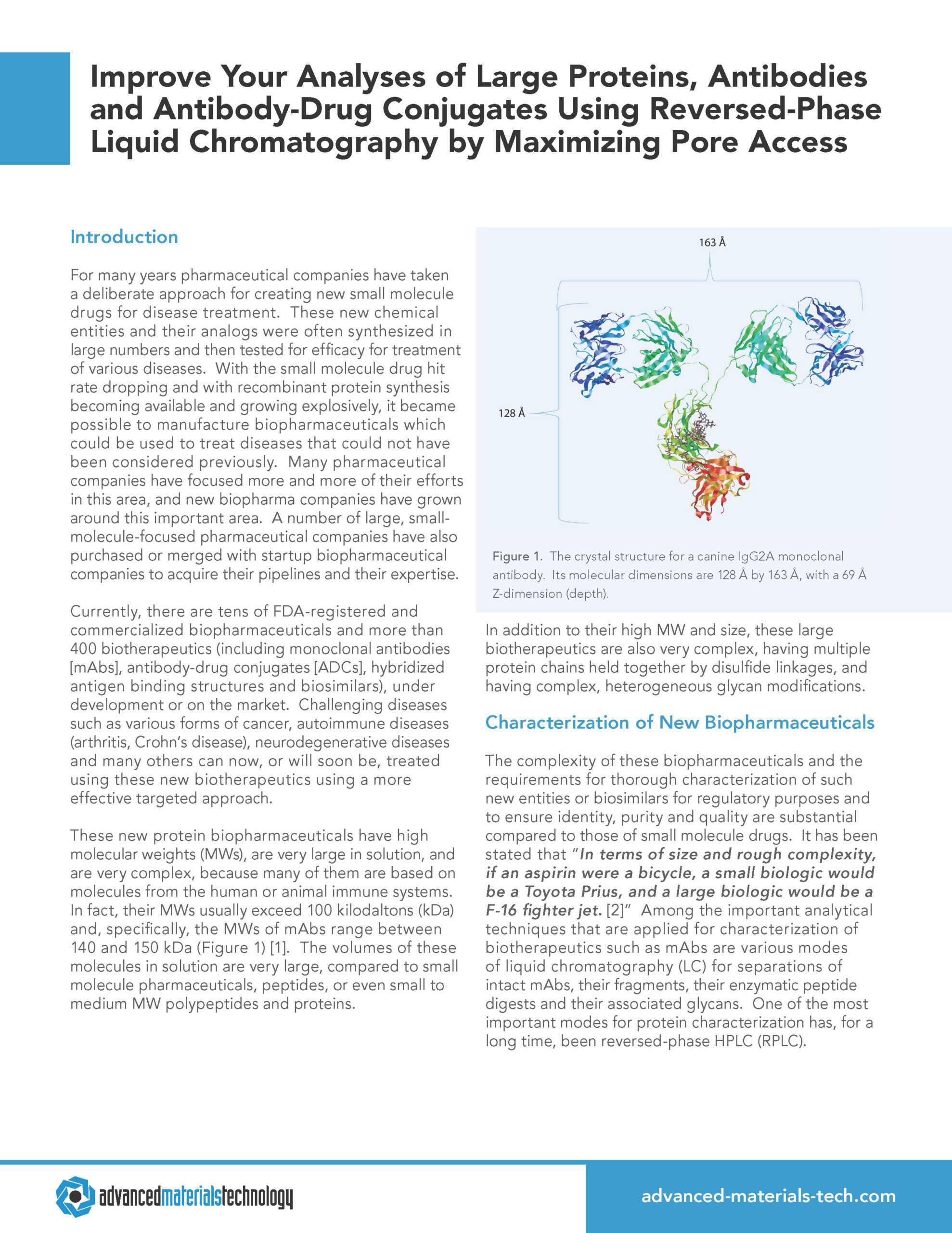 Protein Analysis With Reversed Phase Liquid Chromatography