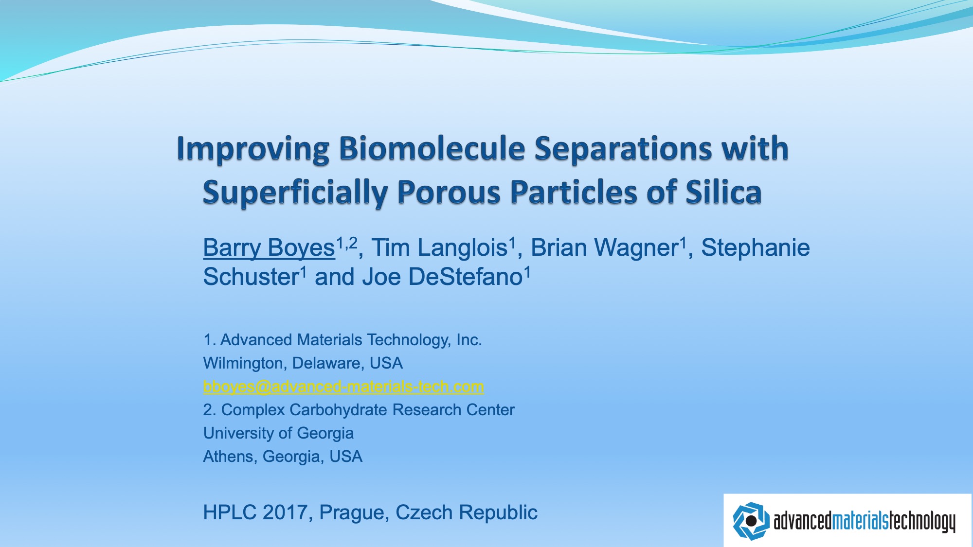 Improving Biomolecule Separations With Superficially Porous Particles Of Silica