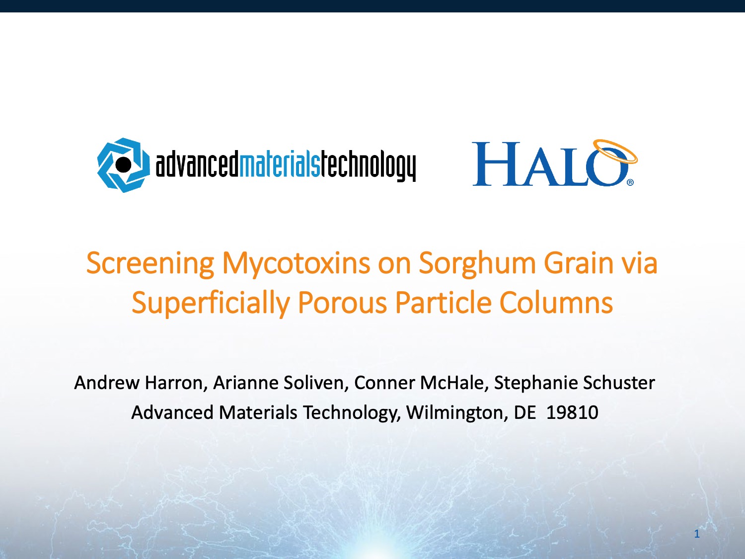 Conference Paper - Screening Mycotoxins On Sorghum Grain Via Spp Columns