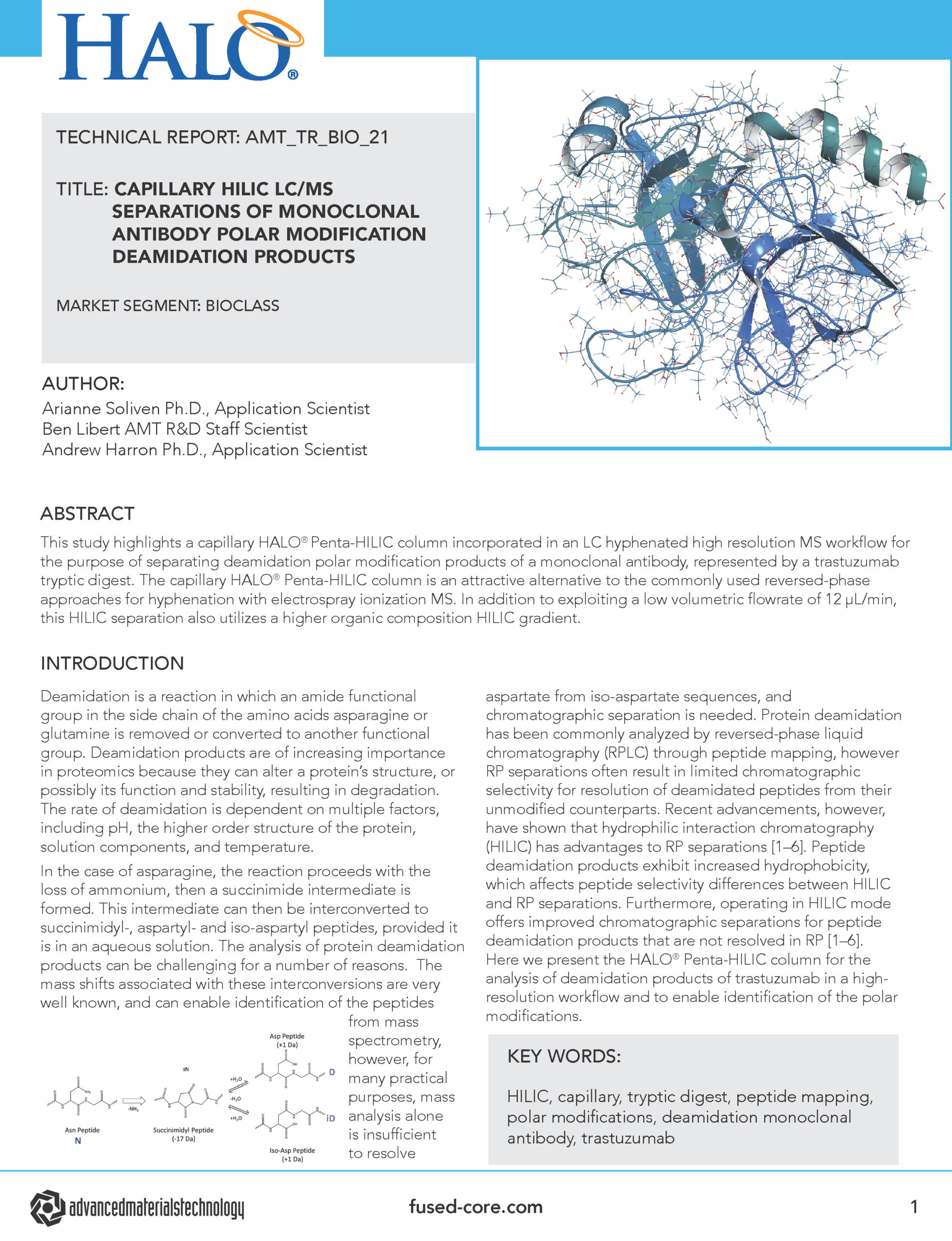 Halo Technical Report On Capillary Hilic Lc Separations